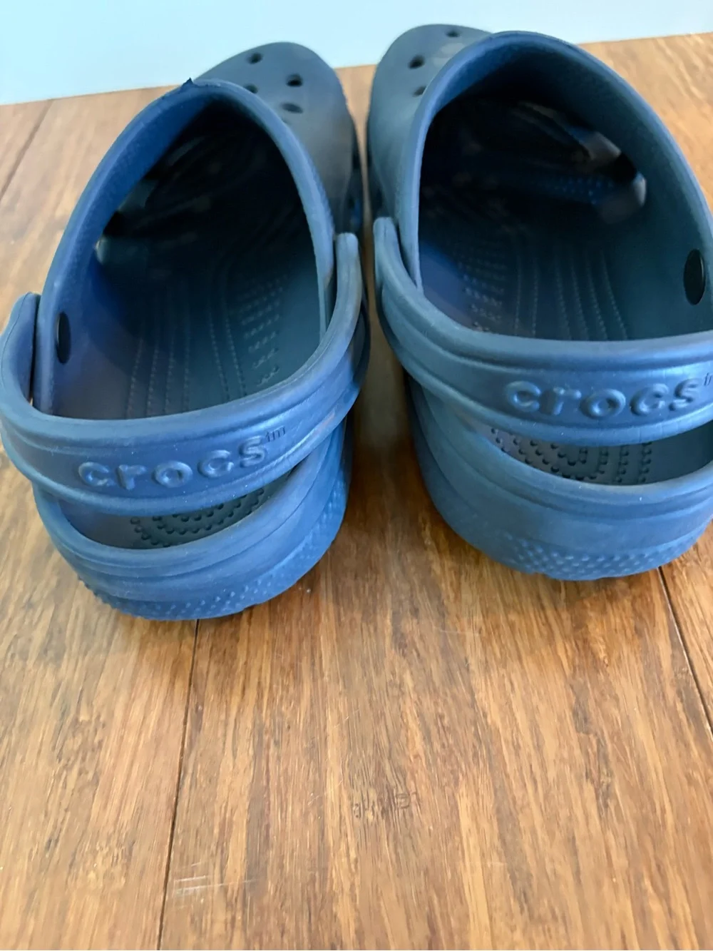 Casual Slip-On Clog in Navy Blue